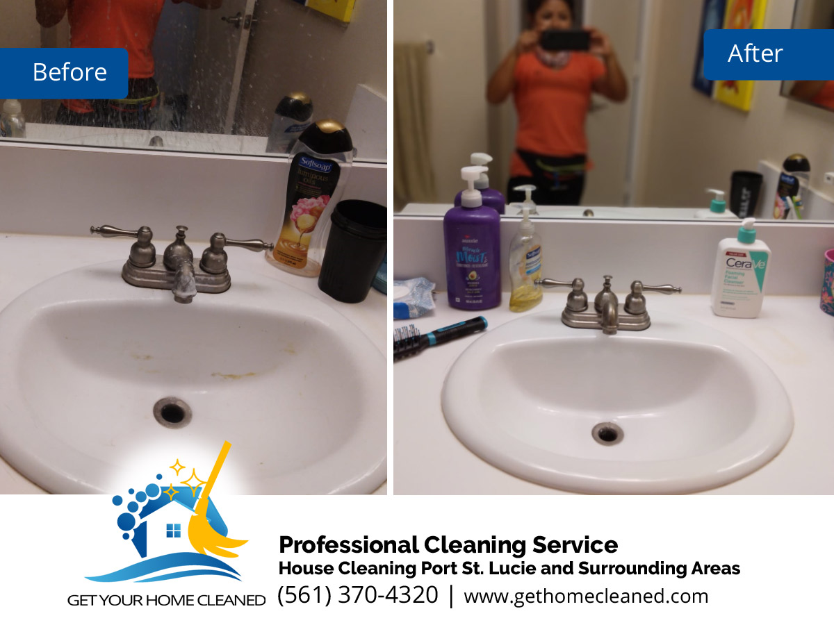 Bathroom Cleaning Services - Before and After Pictures