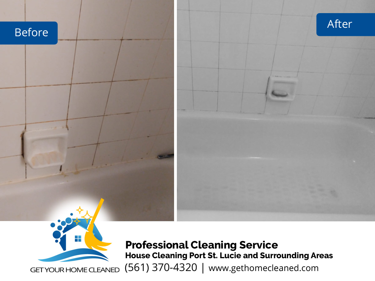 Shower Cleaning Services - Before and After Pictures
