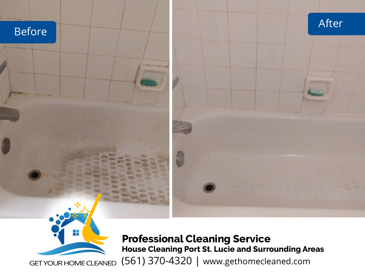 Dirty Shower Cleaning Services - Before and After Pictures