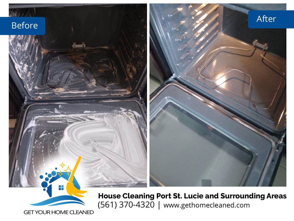 Deep Oven Cleaning Services  - Before and After Pictures