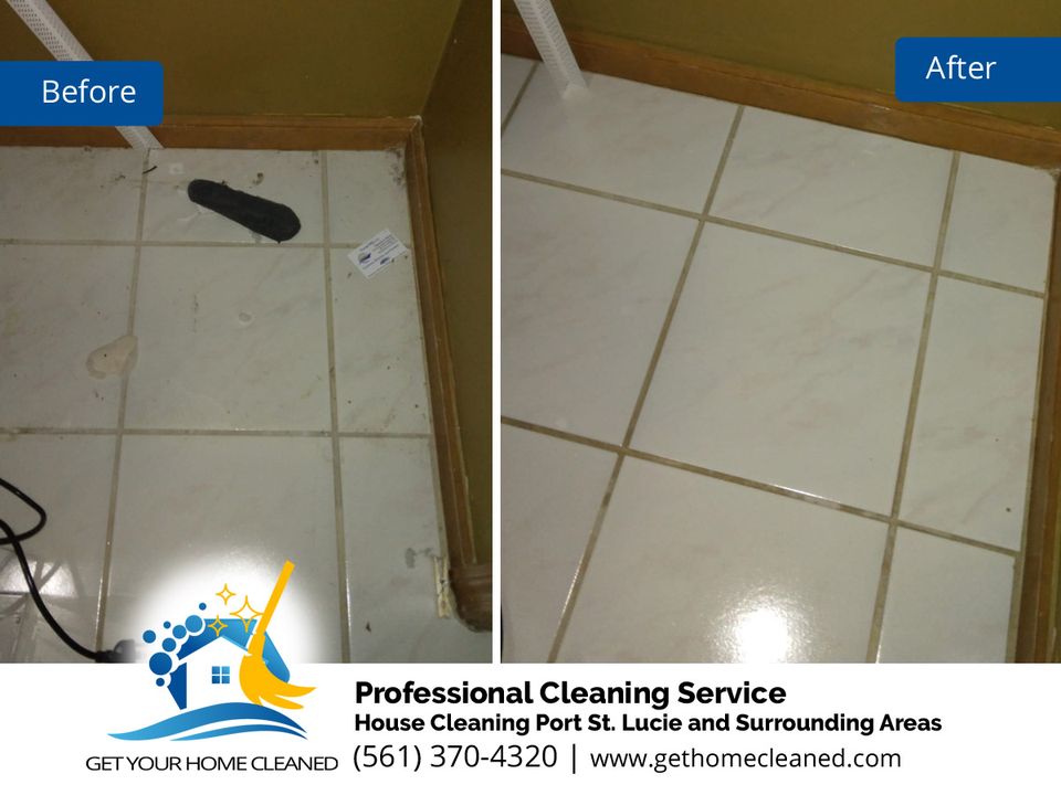 Scrubbing Bathroom Cleaning Services - Before and After Pictures